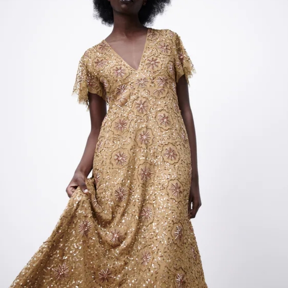 BEADED SPECIAL EDITION KNIT DRESS - Picture 2 of 12